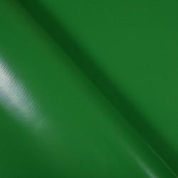 Ткань ПВХ 450 гр/м2, Зелёный (Ширина 160см), на отрез  в Наро-Фоминске