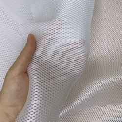 Сетка 3D трехслойная Air mesh 160 гр/м2, цвет Белый (на отрез)  в Наро-Фоминске