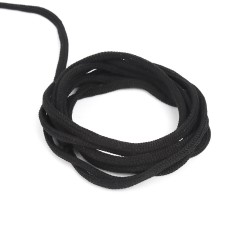 Шнур для одежды 4,5 мм, цвет Чёрный (на отрез)  в Наро-Фоминске