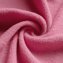 Флис Односторонний 130 гр/м2, цвет Розовый (на отрез)  в Наро-Фоминске