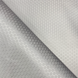 Ткань Оксфорд 300D PU Рип-Стоп СОТЫ, цвет Светло-Серый (на отрез)  в Наро-Фоминске