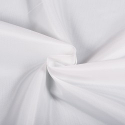 Ткань подкладочная Таффета 190Т, цвет Белый (на отрез)  в Наро-Фоминске