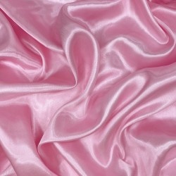 Ткань Атлас-сатин, цвет Розовый (на отрез)  в Наро-Фоминске