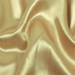 Ткань Атлас-сатин ЛЮКС, цвет Золотой (на отрез)  в Наро-Фоминске