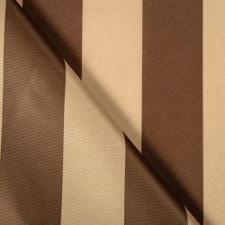 Ткань Оксфорд 300D PU, Бежево-Коричневая полоска (на отрез)  в Наро-Фоминске