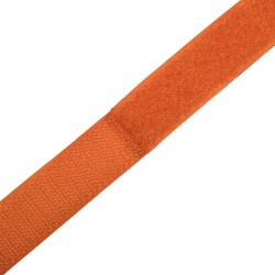 Контактная лента 25мм цвет Оранжевый (велькро-липучка, на отрез)  в Наро-Фоминске