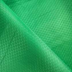 Ткань Оксфорд 300D PU Рип-Стоп СОТЫ, цвет Зелёный (на отрез)  в Наро-Фоминске
