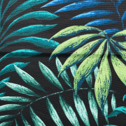 Интерьерная ткань Дак (DUCK), принт &quot;Тропические листья&quot; (на отрез)  в Наро-Фоминске