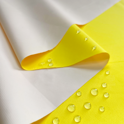 Водонепроницаемая Дышащая Мембранная ткань PU 10'000, цвет Жёлтый (на отрез)  в Наро-Фоминске