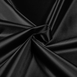 *Ткань Оксфорд 210D PU, цвет Черный (на отрез)  в Наро-Фоминске