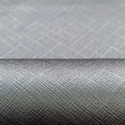 Ткань Блэкаут для штор светозатемняющая 100% &quot;Орнамент Серый&quot; (на отрез)  в Наро-Фоминске